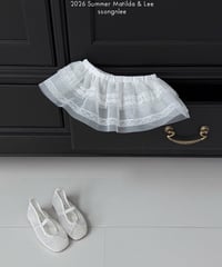 91[予約]matilda&lee plain wrap skirt