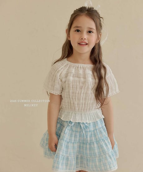 65[予約]melikey vivi lace blouse