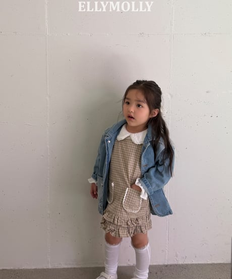 265[予約]ELLYMOLLY little pocket frill ops