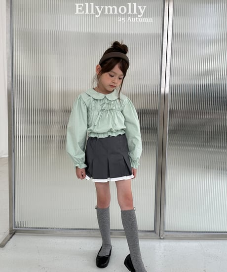 [即納]ELLYMOLLY shushu color skirt
