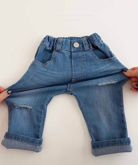 54[予約]melikey capri denim pants