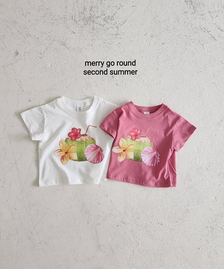 56[予約]merry go round coconut t-shirt