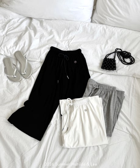 73[予約]matilda&lee cool wide pants