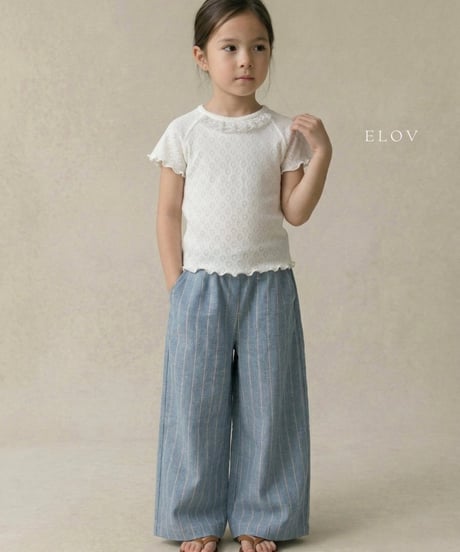 2[予約]elov&monpetitbebe nana lace tee
