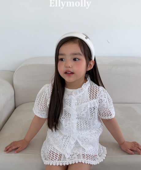 20[予約]ELLYMOLLY rosy crochet bl