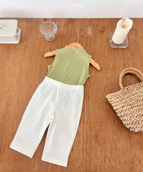 31[予約]ohho eyelet tank top