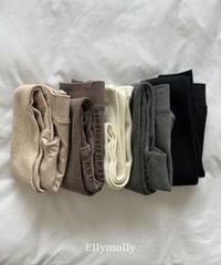 112[予約]ELLYMOLLY fleece basic tights