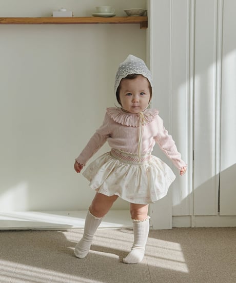 [即納]送料無料 mini beige skirt smoke bloomer