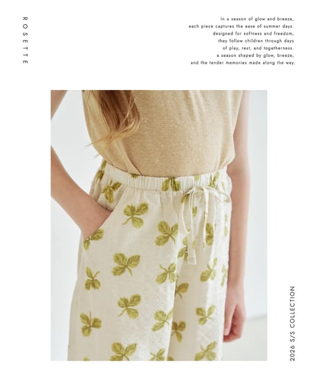 23[予約]ROSETTE aloha pants(JS有)