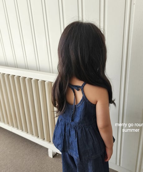 17[予約]merry go round denim sleeveless