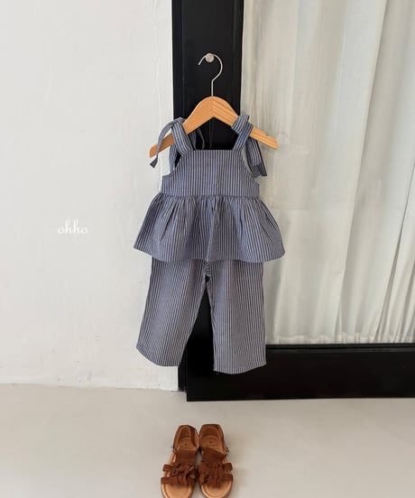 3[予約]ohho pepper strope strap blouse