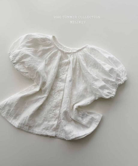 70[予約]melikey mindul shirring blouse