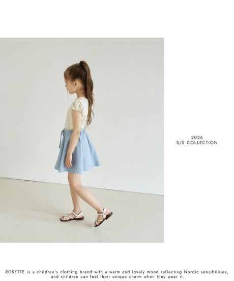 4[予約]ROSETTE tulip puff t-shirt(JS有)