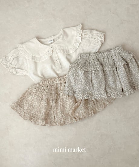 3[予約]mimi market bella collar blouse