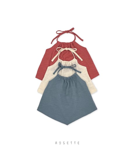 7[予約]ROSETTE summer halter t