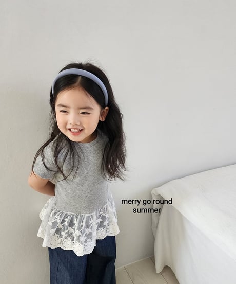 36[予約]merry go round lace tee