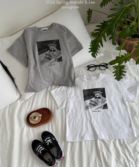 27[予約]matilda&lee follow cat short sleeve tee