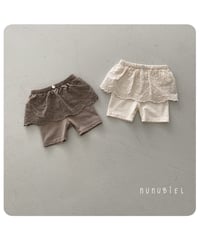 64[予約]nunubiel lace skirt leggings