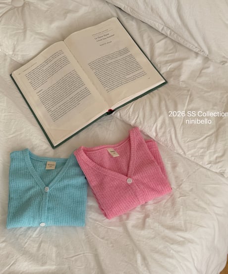 24[予約]ninibello slush loose cardigan