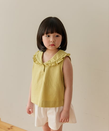 6[予約]mon Atelier romi frill collar blouse