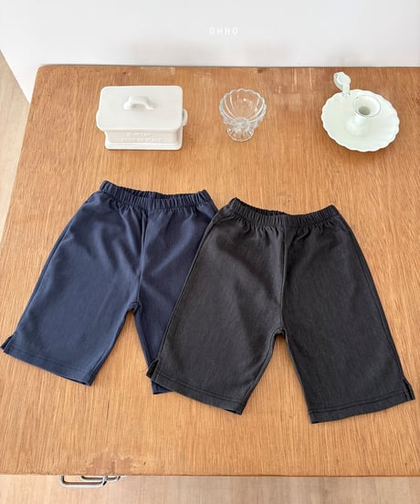 40[予約]ohho soft denim capri pants