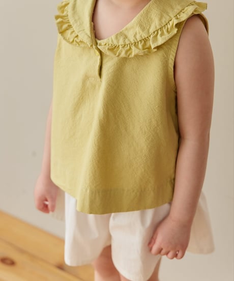 6[予約]mon Atelier romi frill collar blouse