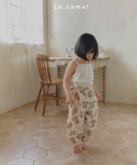 7[予約]La.camel vanilla camisole