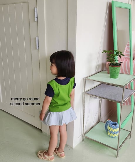 58[予約]merry go round jelly sleeveless set