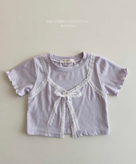 12[予約]melikey layered t