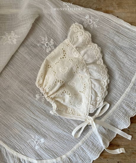 21[予約]elov&monpetitbebe lace bonnet