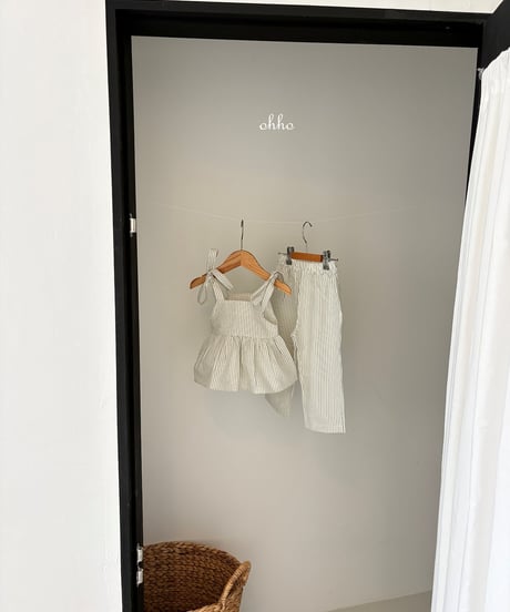 4[予約]ohho pepper strope pants