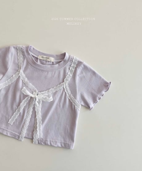 12[予約]melikey layered t