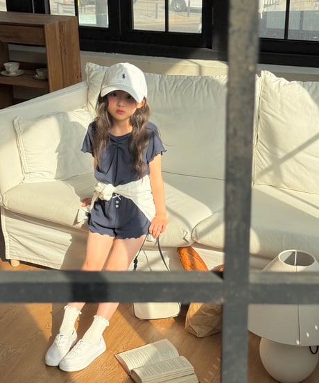 5[予約]ninibello mellow eyelet tee