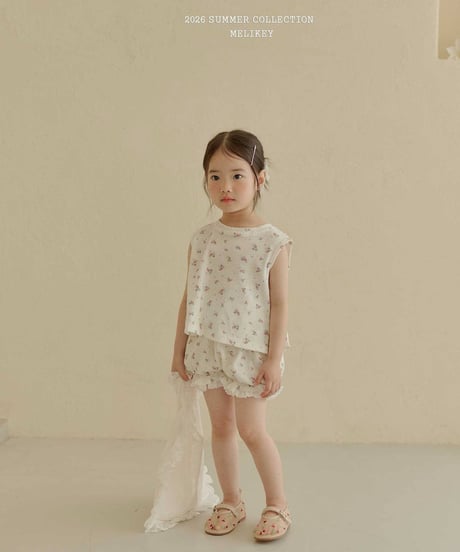 61[予約]melikey dindin frill sleveless t-shirt