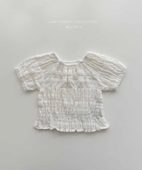 65[予約]melikey vivi lace blouse