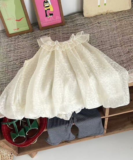 61[予約]aiai ivory flare blouse