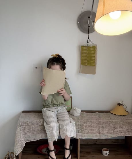 97[予約]aiai natural stripe pants