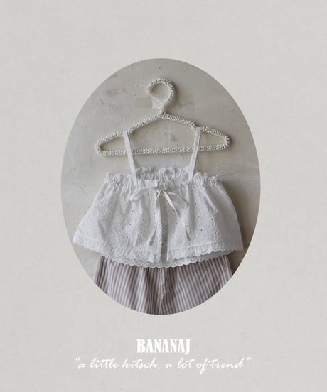 7[予約]BANANAJ butterfly blouse