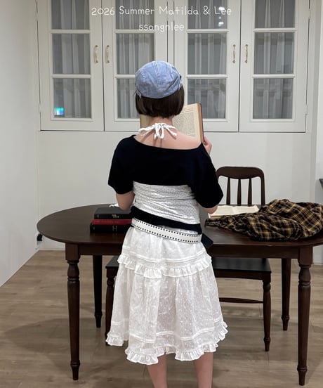 81[予約]matilda&lee dot off shoulder set