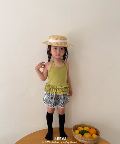 52[予約]BANANAJ tina tiered halter top