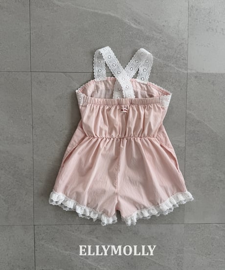 39[予約]ELLYMOLLY pure lace jumpsuit