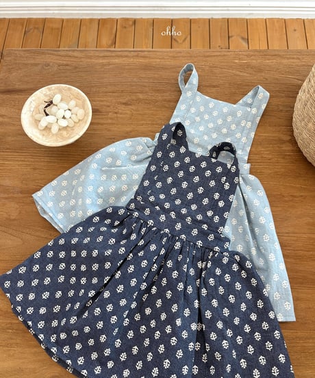 21[予約]ohho monet suspender skirt