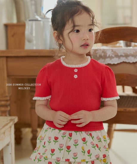 13[予約]melikey soft lace t