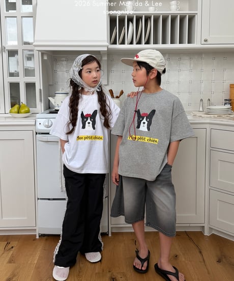 41[予約]matilda&lee petit dog tee