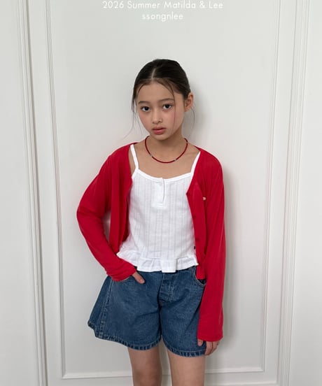 4[予約]matilda&lee frill camisole