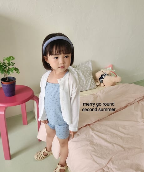 65[予約]merry go round flowy rib cardigan