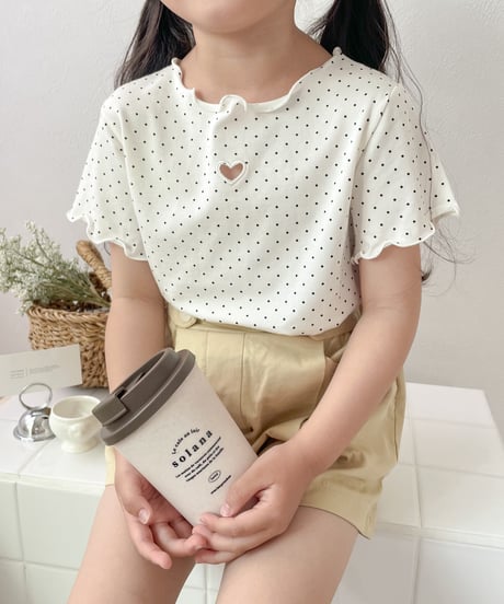 [即納]ninibello dot heart punching tee