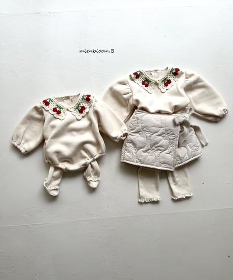 [即納]mienbloom.B cherry collar suit