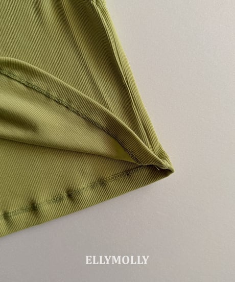 259[予約]ELLYMOLLY slime layered sleeveless
