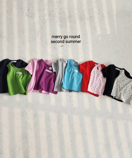 58[予約]merry go round jelly sleeveless set